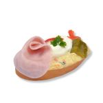 Chlebíček se šunkou a vejcem 90g (karton 18 ks)