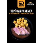Vepřová panenka na zeleném pepři s bramborem ve slupce 500g RD