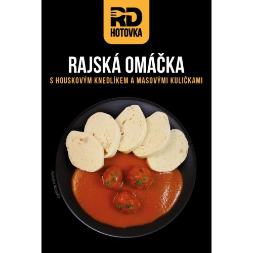 Rajská omáčka s houskovým knedlíkem 500g RD