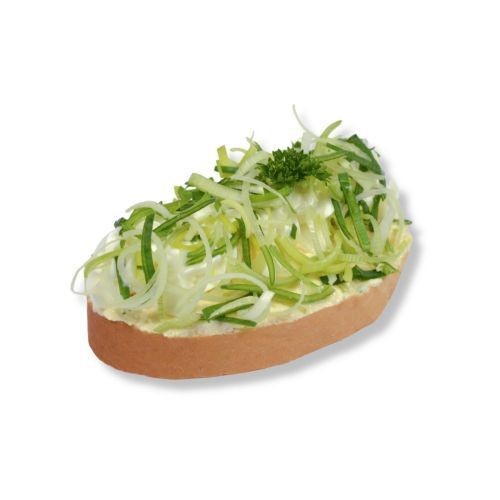 Chlebíček s pórkem 90g (karton 8 ks)